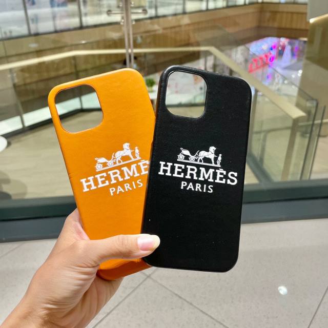 Hermes官网同款爱马仕1:1原版全包手机壳 高端奢华iPhone13型号已更新型号 iPhone 14 (6.1) iPhone 14 Pro (6.1)
