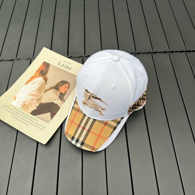 #23 Burberry巴宝利新款棒球帽 大牌高级十感足 简约尚时风 男女同款 高质品 尊享品质感