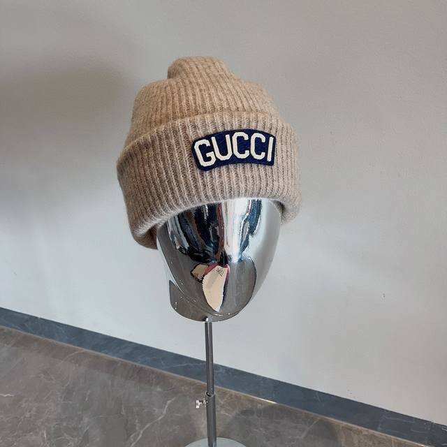 Gucci古奇秋冬新款毛线帽 羊毛面料 男女同款