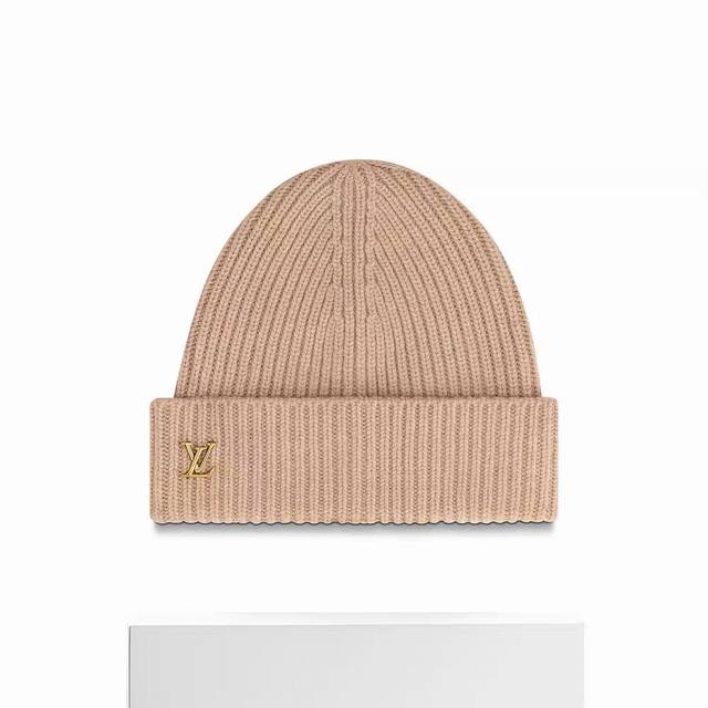 Louis Vuittonlv 路易威登 金属logo冷帽 针织毛线帽