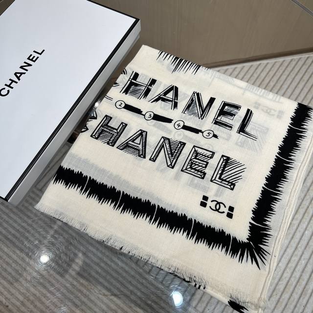 无与伦比上新 高品质 手工卷边 Chanel 2023C 黑白始终经典 * 双面同色 二色上新