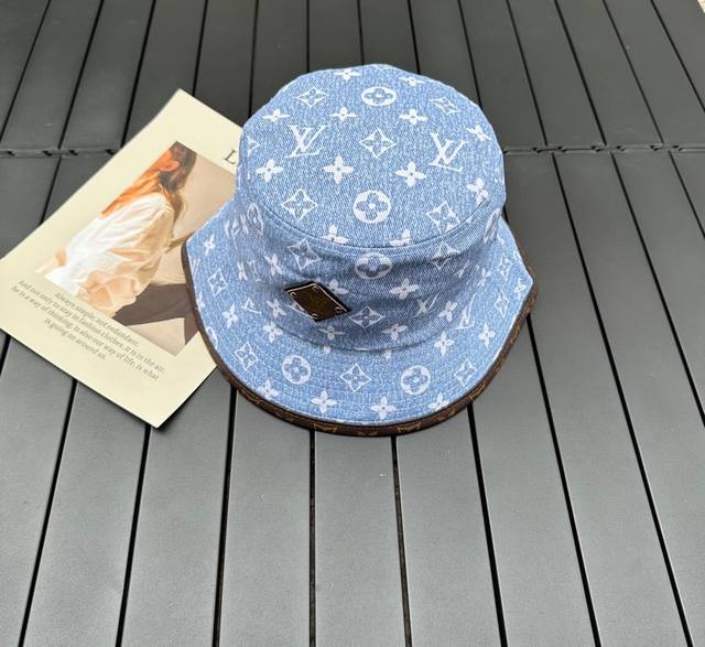 Louisvuitton新款lv渔夫帽 重工打造完美老花 高端大气 百搭款男女通用