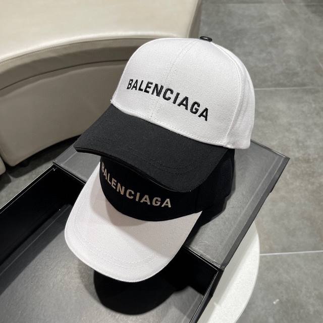 Balenciaga巴黎世家新款logo棒球帽 很酷的色系 男女佩戴都有不同style 第一批抢先出货 巴黎粉必入款
