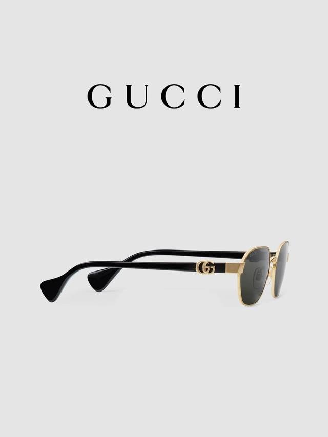 原版 现货 现货 Gucci 古驰墨镜古奇女士时尚太阳眼镜gg1593S女款多边形太阳镜