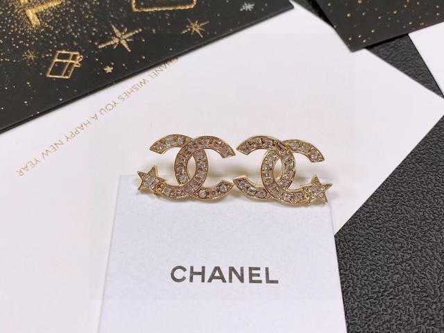 Chanel香奈儿 中古 双c耳钉原版复刻logo 小香家的款式真心无需多介绍每一款都超好看 精致大方 非常显气质