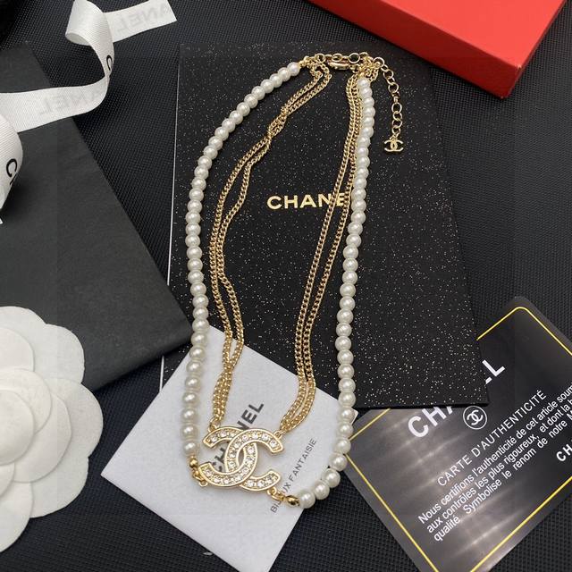 Chanel香奈儿 中古 双c项链原版复刻logo 小香家的款式真心无需多介绍每一款都超好看 精致大方 非常显气质.
