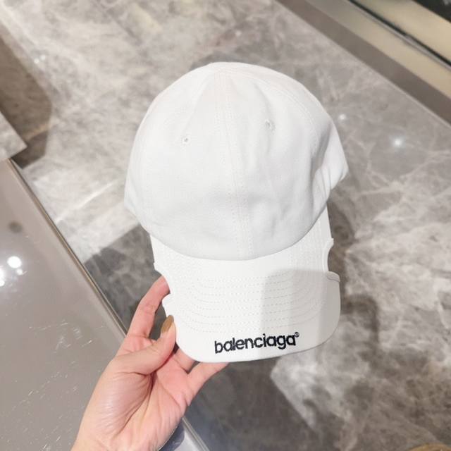 Balenciaga巴黎世家春款新款个性棒球帽 高品质透气性巨佳 四季佩戴款 高颜值时尚单品 头围:56-58Cm均可 男女同款
