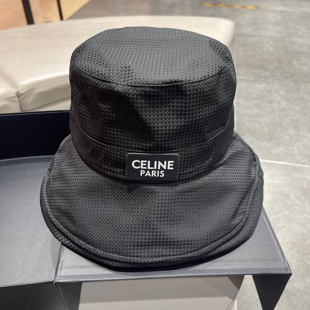 Celine赛琳 2024春新款小桶帽渔夫帽 凯旋门元素超好搭配 出街单品