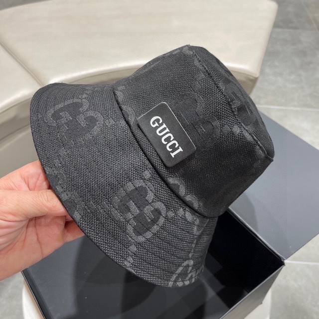 Gucci古奇 2023新款专柜同步渔夫帽 爆款出货 超级好搭 新款上架