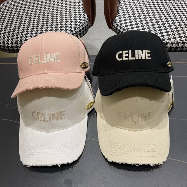 Celine赛琳 2024新款简约棒球帽 专柜同步出货 大牌款超好搭配 赶紧入手