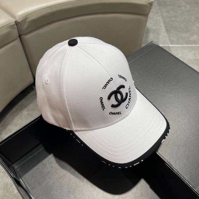 Chanel 香奈儿 专柜新款原单棒球帽 1:1开模订制 立体刺绣 精致无暇 100%纯棉面料 原厂品质 独家实物拍摄
