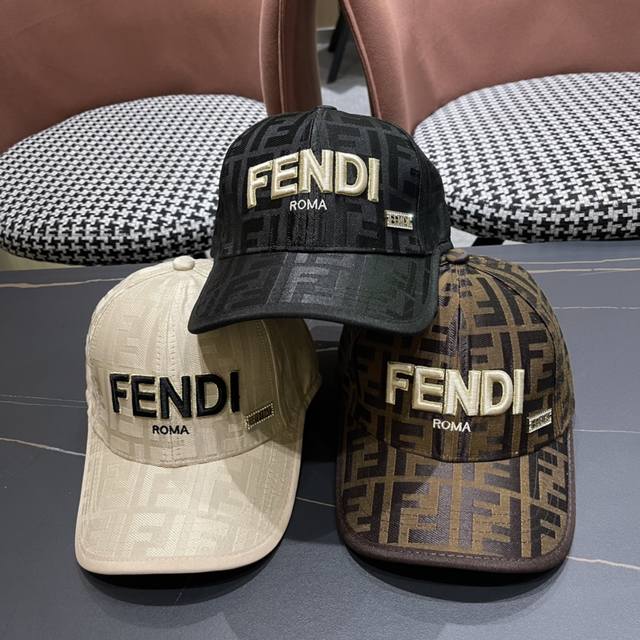 Fendi芬迪 2024新品棒球帽 代购版本 时尚潮流 高端做工 非一般的品质 细节看实拍哦