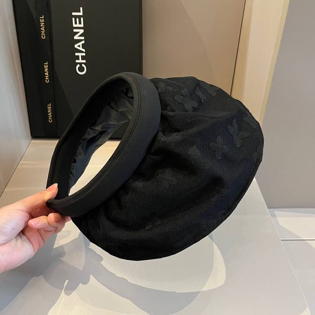 Chanel香奈儿遮阳帽 高端网纱贝壳帽 - 点击图像关闭