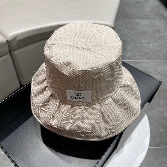 Chanel 香奈儿 2024早春新款韩版时尚渔夫帽 简约大气休闲时尚潮流又有范百搭款 - 点击图像关闭