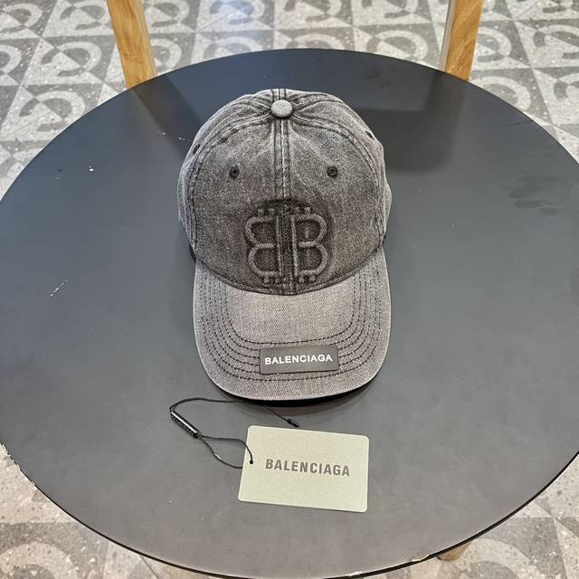 Balenciaga巴黎世家 2024早春新款做旧水洗棒球帽 专柜经典款 男女通用