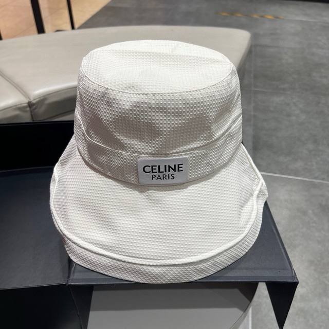 Celine赛琳 2024春新款小桶帽渔夫帽 凯旋门元素超好搭配 出街单品 - 点击图像关闭