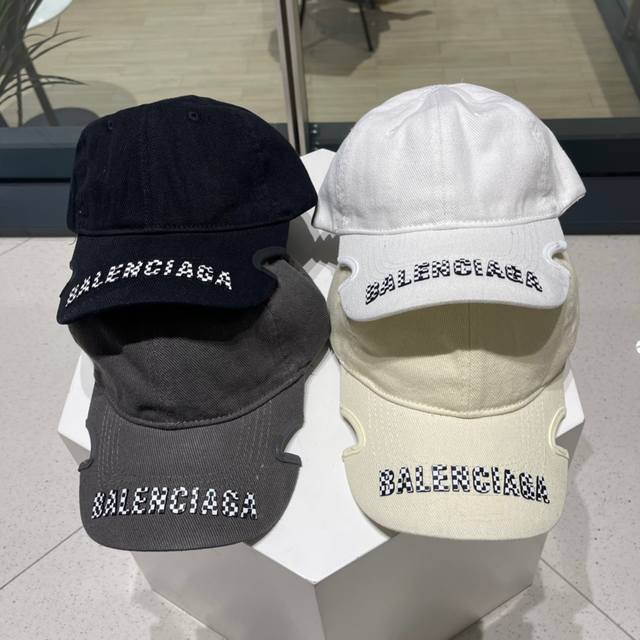Balencia*A 巴黎世家新款棒球帽 简约时尚超级无敌好看的帽子 情侣款 原单货比起其他帽子的优势 - 点击图像关闭