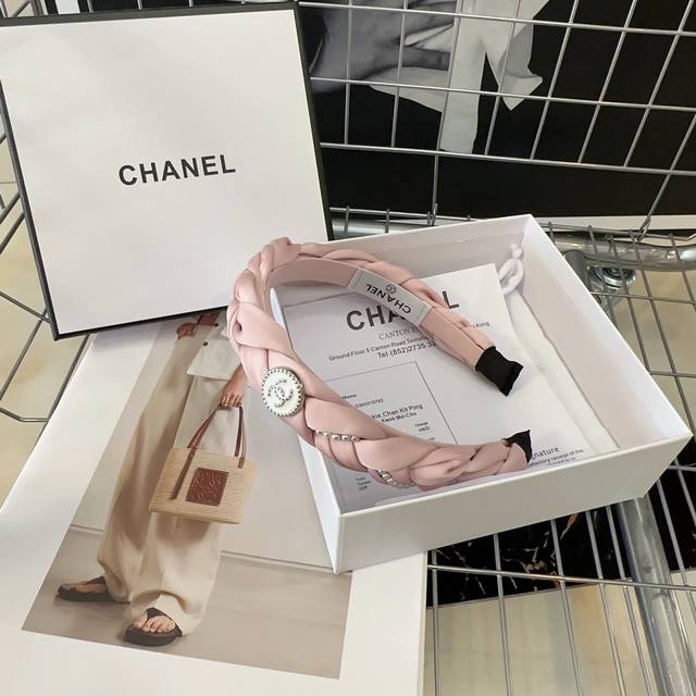 配包装盒 Chanel 香奈儿 最新小香发箍 夏日小清新系列 时尚潮流 小仙女必备