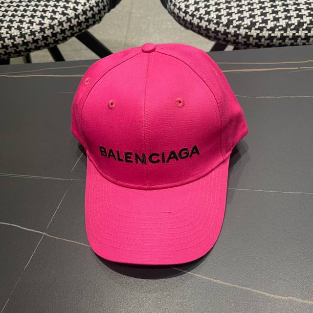 跑量 新款balenciaga 巴黎世家鸭舌帽 字母刺绣标志棒球帽 时尚男女妥妥驾驭 纯棉材质
