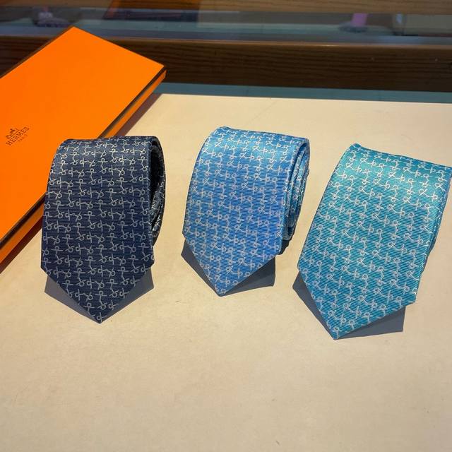 配包装 领带新款出货啦爱马仕男士新款领带系列 让男士可以充分展示自己个性 100%顶级斜纹真丝手工定制 - 点击图像关闭