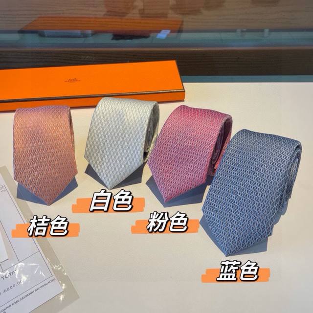 配包装 领带新款出货啦爱马仕男士新款领带系列 让男士可以充分展示自己个性 100%顶级斜纹真丝手工定制 - 点击图像关闭