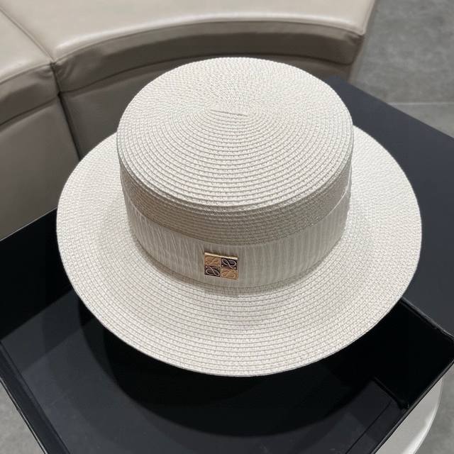 Loewe罗意威草帽，沙滩大草帽，防晒礼帽，纸草编织制作三色！头围57Cm
