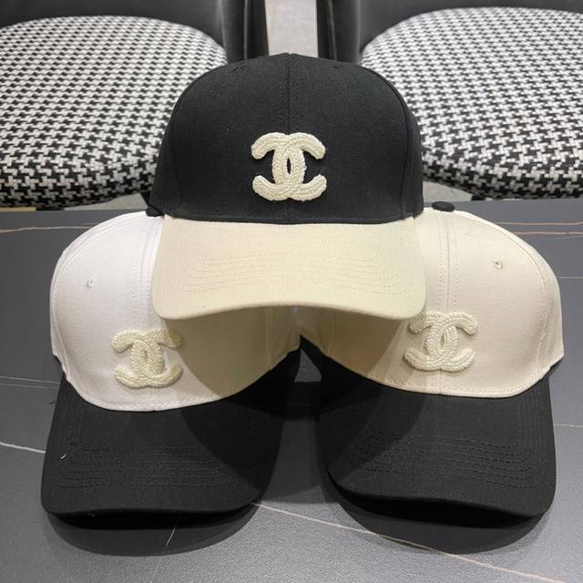 Chanel香奈儿 2024新款简约棒球帽，新款出货，大牌款超好搭配，赶紧入手！