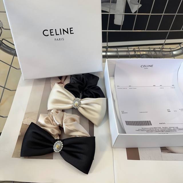 配包装盒 Celine 赛琳 凯旋门新款发圈 精致舒适，非常时尚百搭！女神必备单品