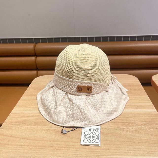 Loewe罗意威渔夫帽，简便渔夫帽，头围57Cm