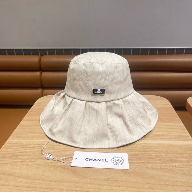 香奈儿chanel 春夏新品渔夫帽，Logo小香经典简约，时尚休闲设计 跑量新品