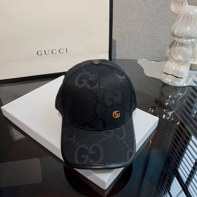 特批 Gucci 古驰棒球帽 高级款，高端户外休闲遮阳时尚帽子百搭情侣鸭舌帽.
