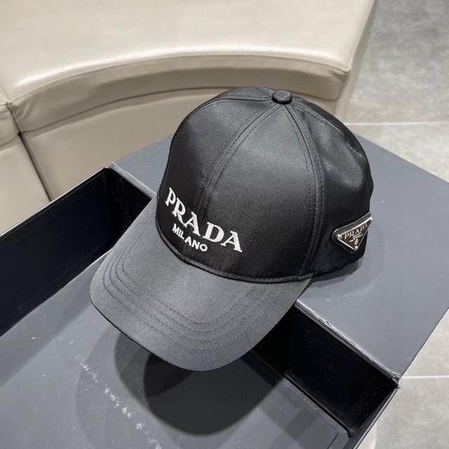 Da 普拉达 新品棒球帽 代购版本！时尚潮流，高端做工！非一般的品质，细节看实拍哦