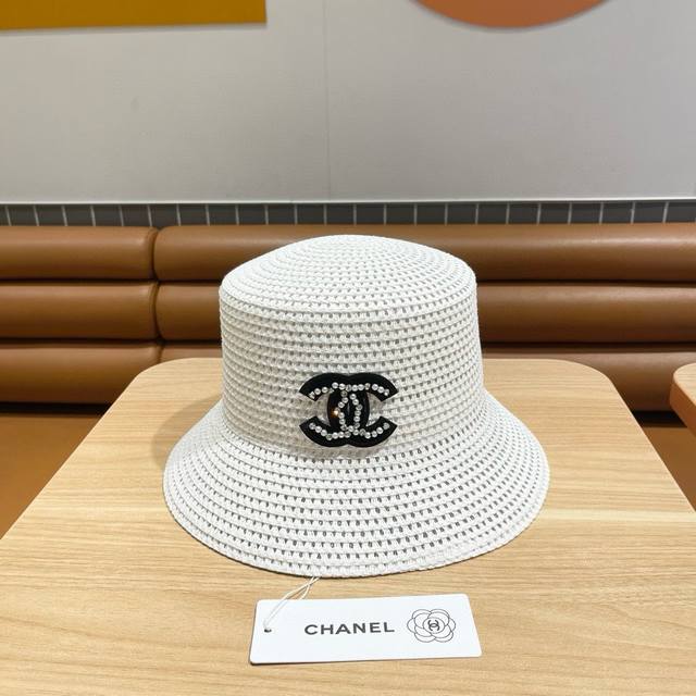 Chanel香奈儿新款草帽，高级定制，头围57Cm
