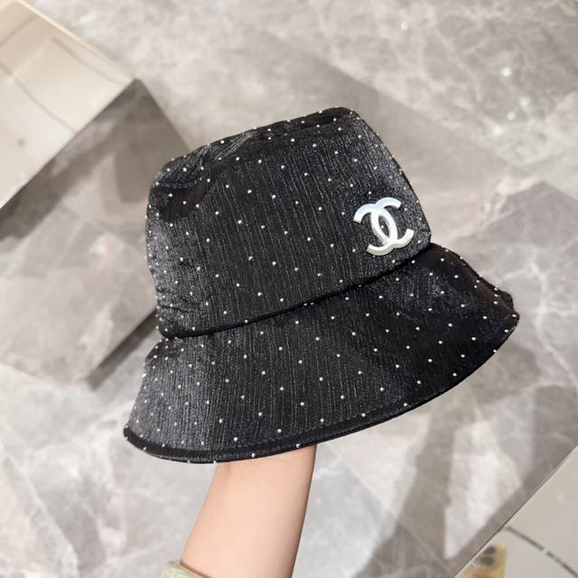 Chanel香奈儿新款手抓帽，渔夫帽，名媛气质款，