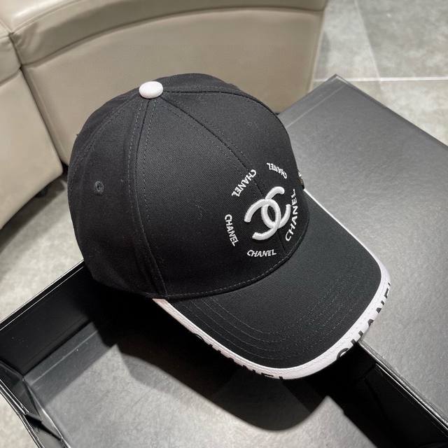 Chanel 香奈儿 专柜新款原单棒球帽，1:1开模订制，立体刺绣，精致无暇！100%纯棉面料，原厂品质，独家实物拍摄。