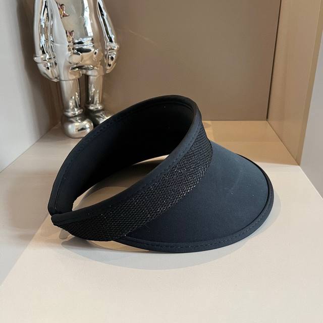 Chanel香奈儿新款鸭舌发箍，高品质遮阳帽，黑 白两色，头围57Cm左右 - 点击图像关闭