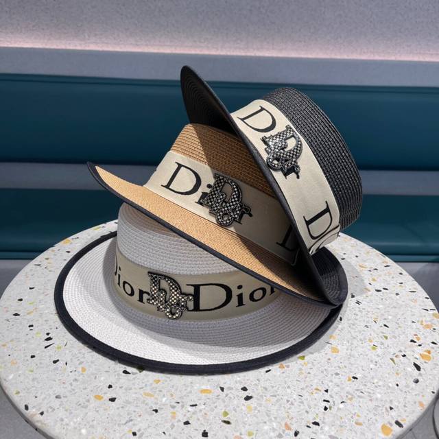 Dior 迪奥 夏日限定系列草帽 海洋风情 风靡全球 要颜值有颜值 要时尚有时尚的爆款 - 点击图像关闭