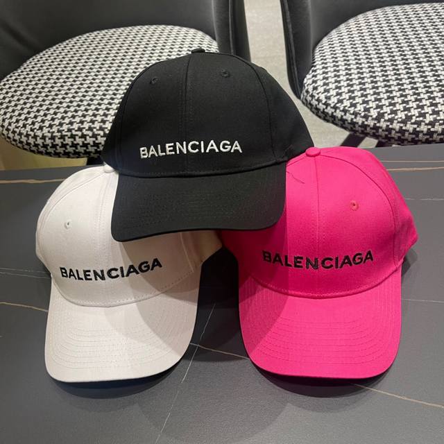 巴黎世家balenciaga最新版本字母棒球帽，加长帽檐更修饰脸型，高品质定制！潮人必备最新入手时尚单品，