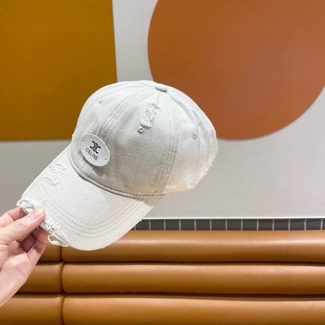 Celine赛琳24春夏新款棒球帽 棒球帽 超薄透气，夏季首选棒球帽， 韩版色调，好看