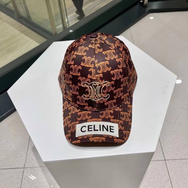 Celine赛琳 新款专柜同步棒球帽，细节满分，男女款，超大牌 好搭！