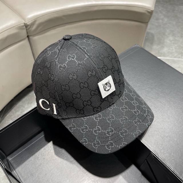 Gucci古奇 2024新款专柜款棒球帽，新款出货，大牌款超好搭配，赶紧入手！