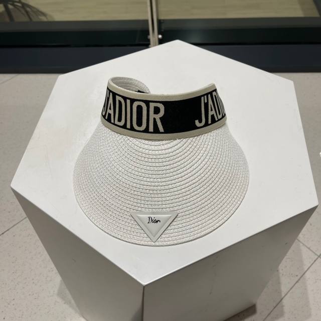 Dior迪奥 2023爆款专柜同步专柜款遮阳帽空顶帽，超方便！好搭！出街必备