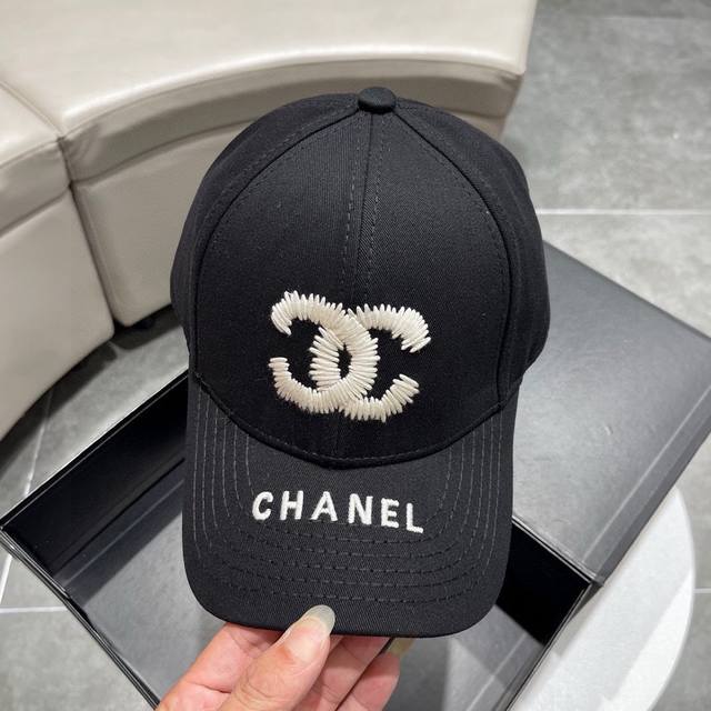 Chanel香奈儿 2024新款简约棒球帽，新款出货，大牌款超好搭配，赶紧入手！