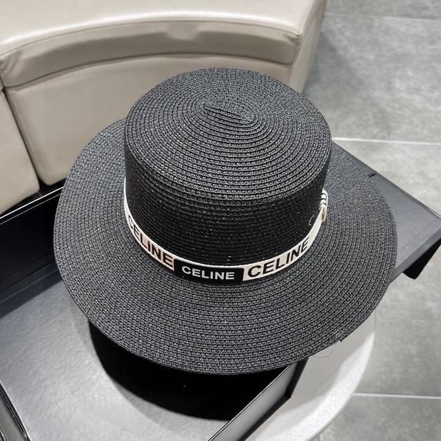 Celine赛琳2023新款草帽，头围57Cm，旅游出行必备 - 点击图像关闭