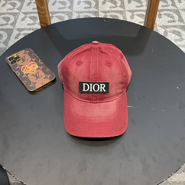 Dior迪奥鸭舌帽，男女款棒球帽，头围57Cm - 点击图像关闭