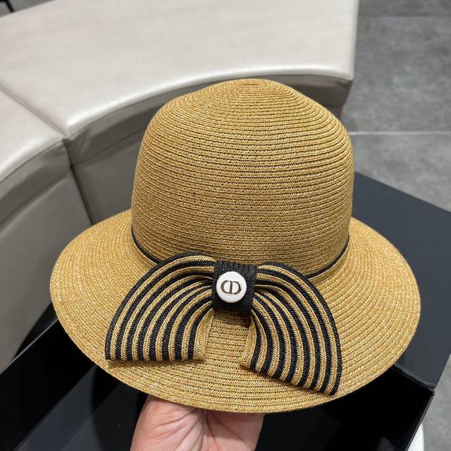 Dior迪奥新款草帽，名渔夫草帽，头围57Cm - 点击图像关闭