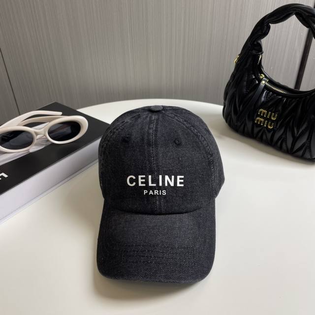 配防尘袋 Celine赛琳 新款牛仔棒球帽，出街必备超好搭配，赶紧入手！