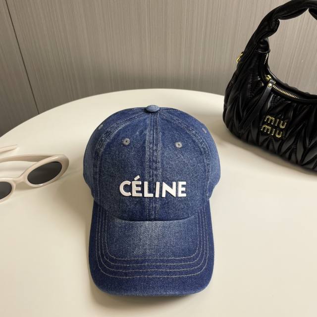配防尘袋 Celine赛琳 新款牛仔棒球帽，出街必备超好搭配，赶紧入手！ - 点击图像关闭