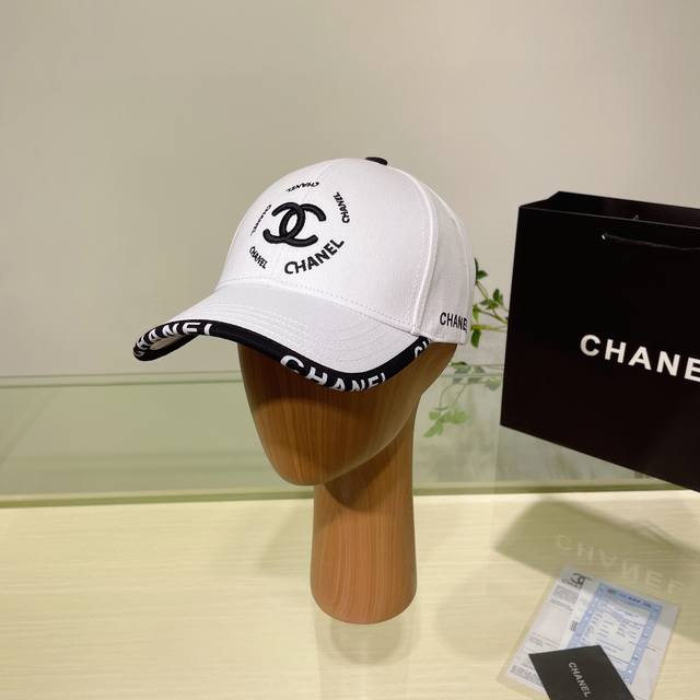 Chanel香奈儿 新款简约刺绣logo棒球帽，新款出货，大牌款超好搭配，赶紧入手！ - 点击图像关闭
