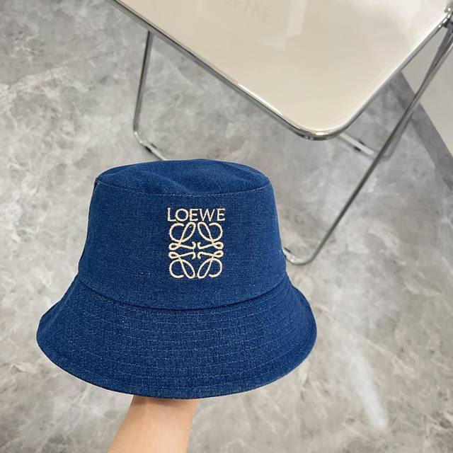 特价 配防尘袋 Loewe罗意威 2024新款刺绣渔夫帽～简约大气 专柜同步～男女款